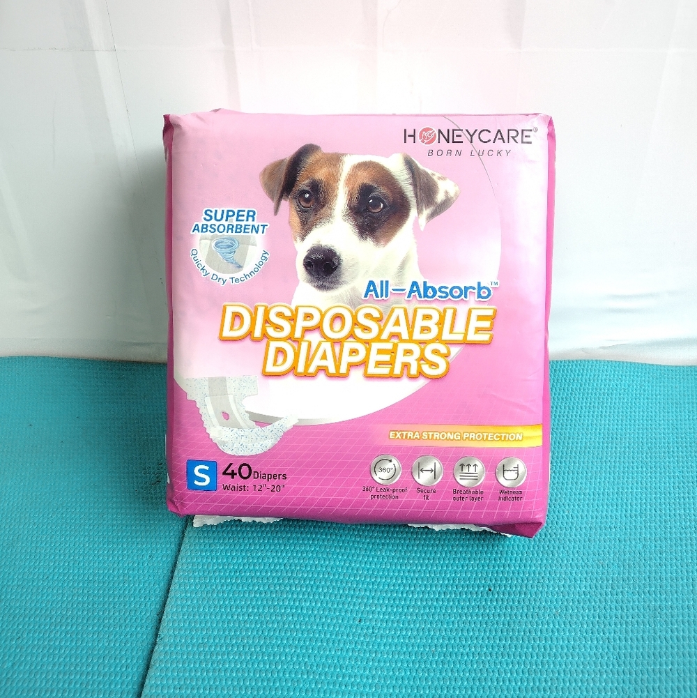 Honey Care Dogs Disposable Diapers (40) Female Size S